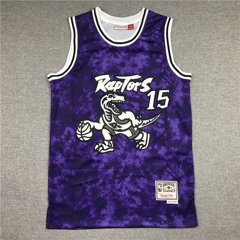 Men Toronto Raptors #15 Carter Purple constellation version Throwback NBA Jersey->houston rockets->NBA Jersey